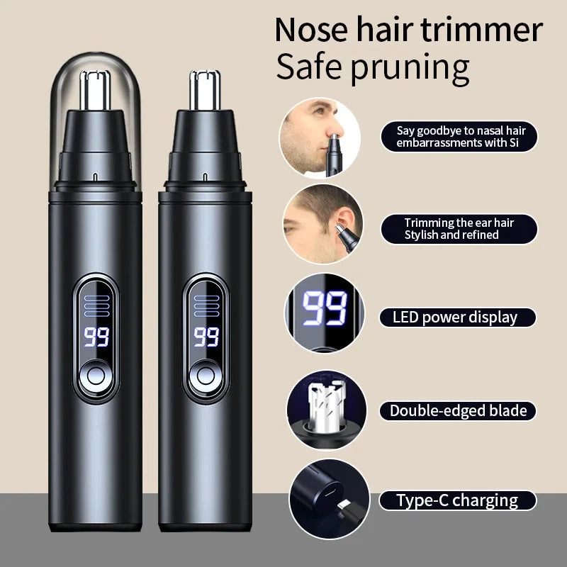 Mini tondeuse à cheveux de poche pour le nez et les oreilles, indolore, pour les sourcils, étanche, Portable, pour hommes et femmes