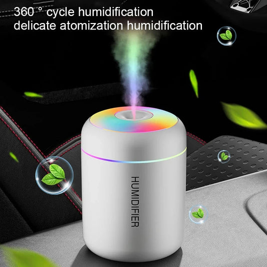 Mini humidificateur d'air diffuseur d'arôme Usb 180ml, purificateur d'huile essentielle, pulvérisateur de brume fraîche, voiture, maison, chambre à coucher, LED, humidificateur de bureau
