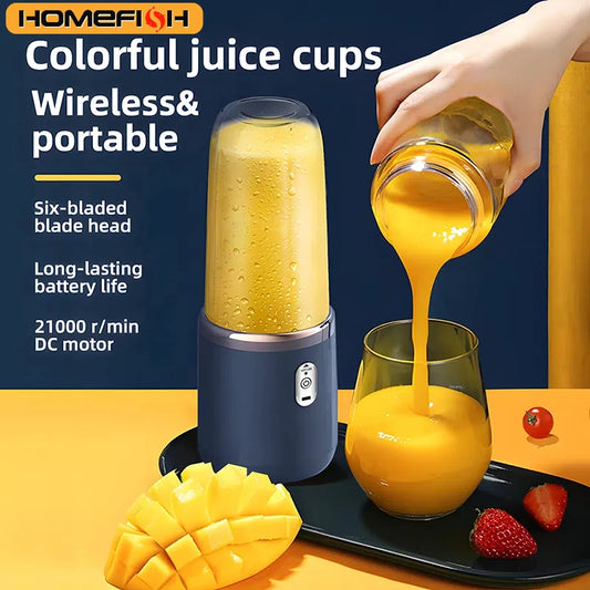 Mélangeur de fruits électrique portable Ju479, chargement USB, citron, orange, tasse de jus, SmUnvétérans wn ie, 2 tasses, 400ml