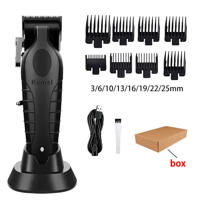 Kemei KM-2296 KM-2299 KM-1102 Kit de tondeuse à cheveux rasoir électrique pour hommes tondeuse à cheveux Machine de coupe de cheveux professionnelle
