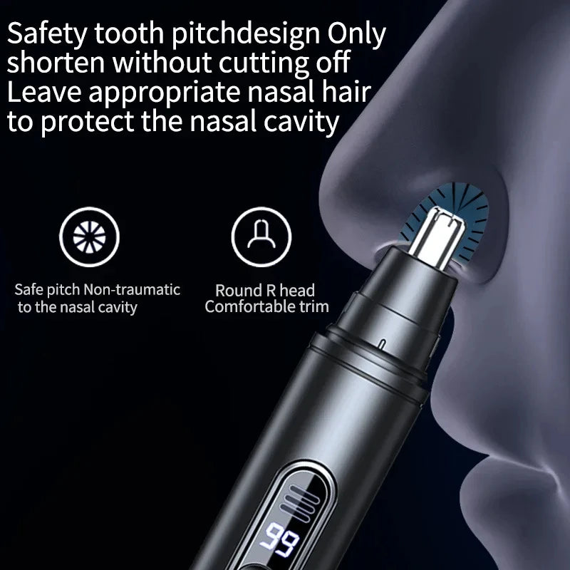 Mini tondeuse à cheveux de poche pour le nez et les oreilles, indolore, pour les sourcils, étanche, Portable, pour hommes et femmes