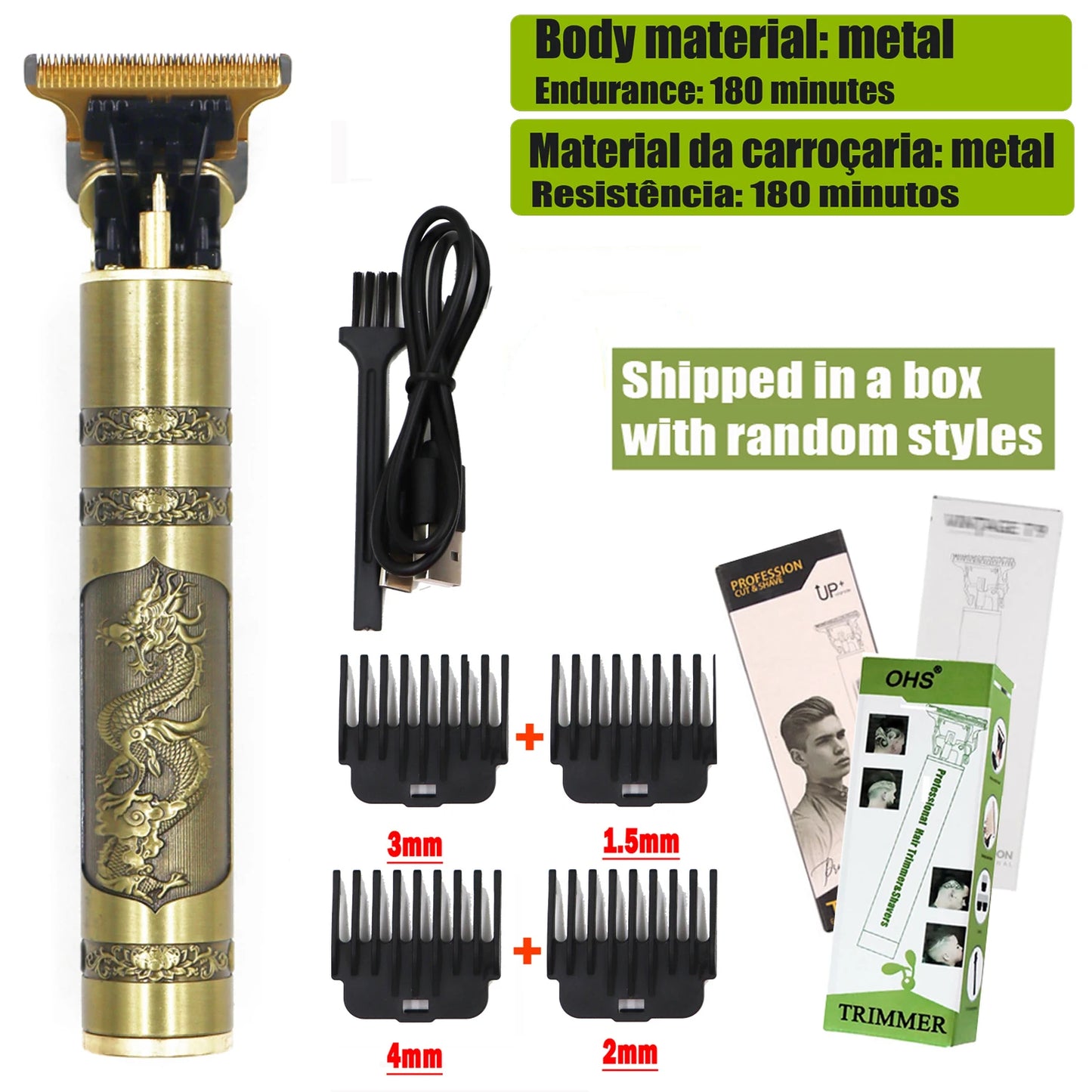 Tondeuse à Cheveux T9 pour Homme, Réparation de Barbe, Rasage du Corps, Tondeuse Électrique, Machine à Coupe de Cheveux, Rasoir de Barbier, 0mm