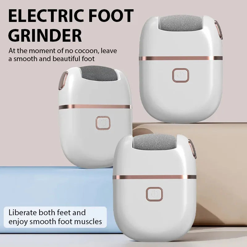 Broyeur de pieds électrique Rechargeable, dissolvant de peau morte, épurateur de callosités et de pieds, lime électrique pour les pieds secs et craquelés, réparation de soins des pieds
