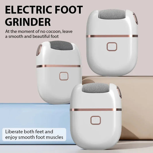 Broyeur de pieds électrique Rechargeable, dissolvant de peau morte, épurateur de callosités et de pieds, lime électrique pour les pieds secs et craquelés, réparation de soins des pieds