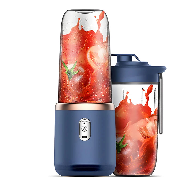 Mélangeur de fruits électrique portable Ju479, chargement USB, citron, orange, tasse de jus, SmUnvétérans wn ie, 2 tasses, 400ml