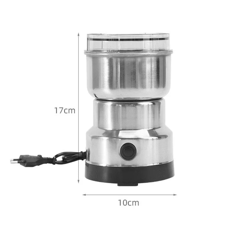 Mini broyeur électrique domestique 300ml, pulvérisateur ultrafin pour aliments pour bébés, moulin à café, épices, poivre, moulin à grains, 4 lames