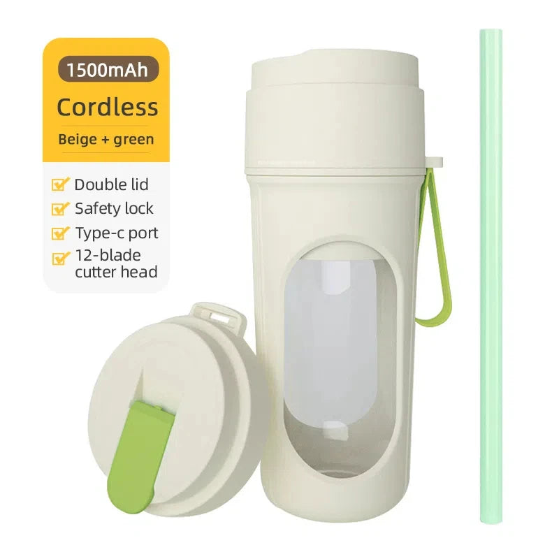 Mélangeur de fruits électrique portable Ju479, chargement USB, citron, orange, tasse de jus, SmUnvétérans wn ie, 2 tasses, 400ml