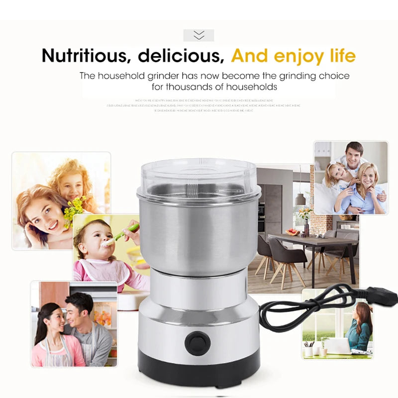 Mini broyeur électrique domestique, pulvérisateur d'aliments pour bébés ultrafins, moulin à café, moulin à épices, moulin à Mars, 300 °, 2/4 ml