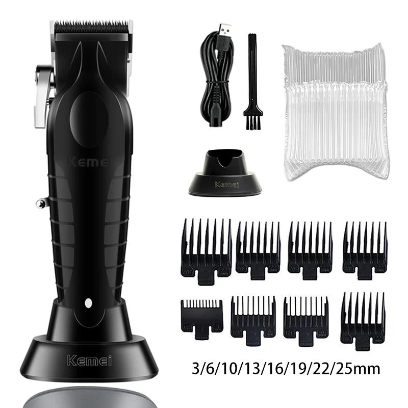 Kemei KM-2296 KM-2299 KM-1102 Kit de tondeuse à cheveux rasoir électrique pour hommes tondeuse à cheveux Machine de coupe de cheveux professionnelle