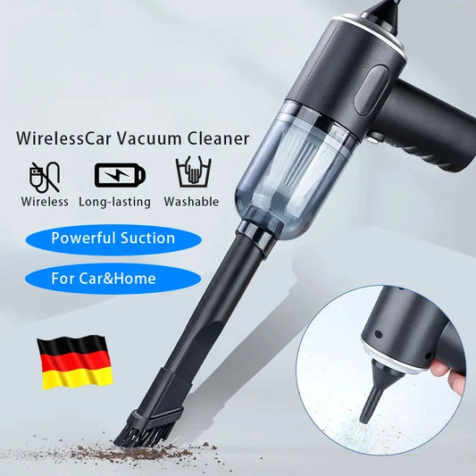Aspirateur de voiture sans fil 9000Pa, chargement USB, appareil de nettoyage Portable 1200mAh, Mini aspirateur humide et sec pour la maison