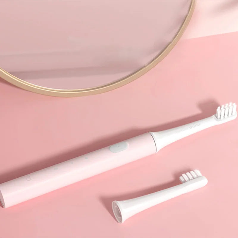 XIAOMI-Brosse à dents électrique sonique T100 Mi Smart, étanche IPX7, aste par USB, blanchiment des dents